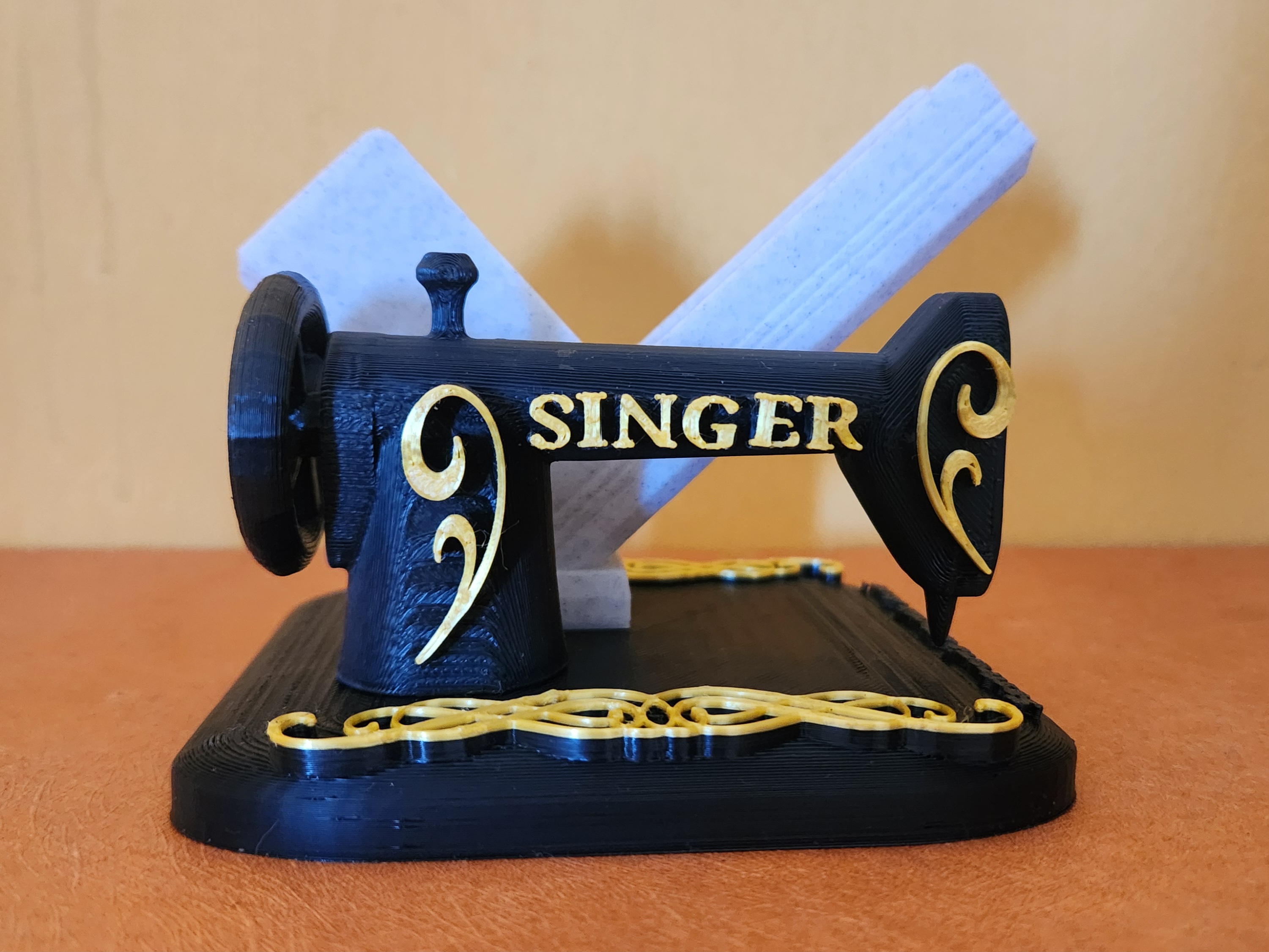 Pieza personalizada Singer impresa en 3D